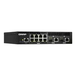 QNAP - Commutateur - Géré - 8 x 2.5GBase-T + 2 x combo 10 Gigabit SFP+ - RJ-45 - de bureau, Montable ... (QSW-M2108R-2C)_4